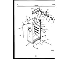 Kelvinator TPK160JN3W cabinet parts diagram