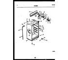 Kelvinator TPK160HN2W cabinet parts diagram