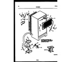 Kelvinator TPK160HN2T system and automatic defrost parts diagram