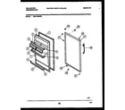Kelvinator AMK175EN2W door parts diagram