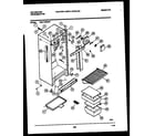 Kelvinator AMK175EN2W cabinet parts diagram