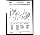 Kelvinator RER406GW3 drawer parts diagram