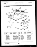 Cooktop and broiler parts