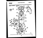 Kelvinator AW700KD1 tub detail diagram