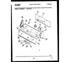 Kelvinator AW701KW1 console and control parts diagram