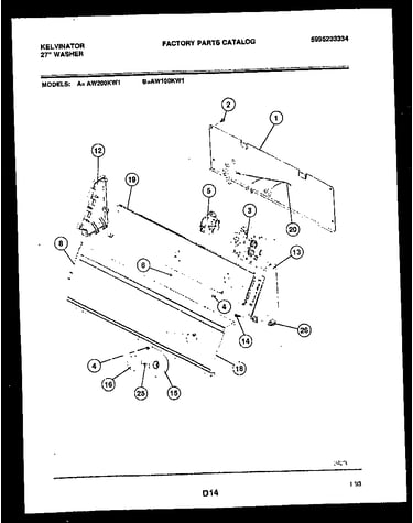 Console and control parts
