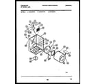 Kelvinator DGT400KW1 cabinet and component parts diagram