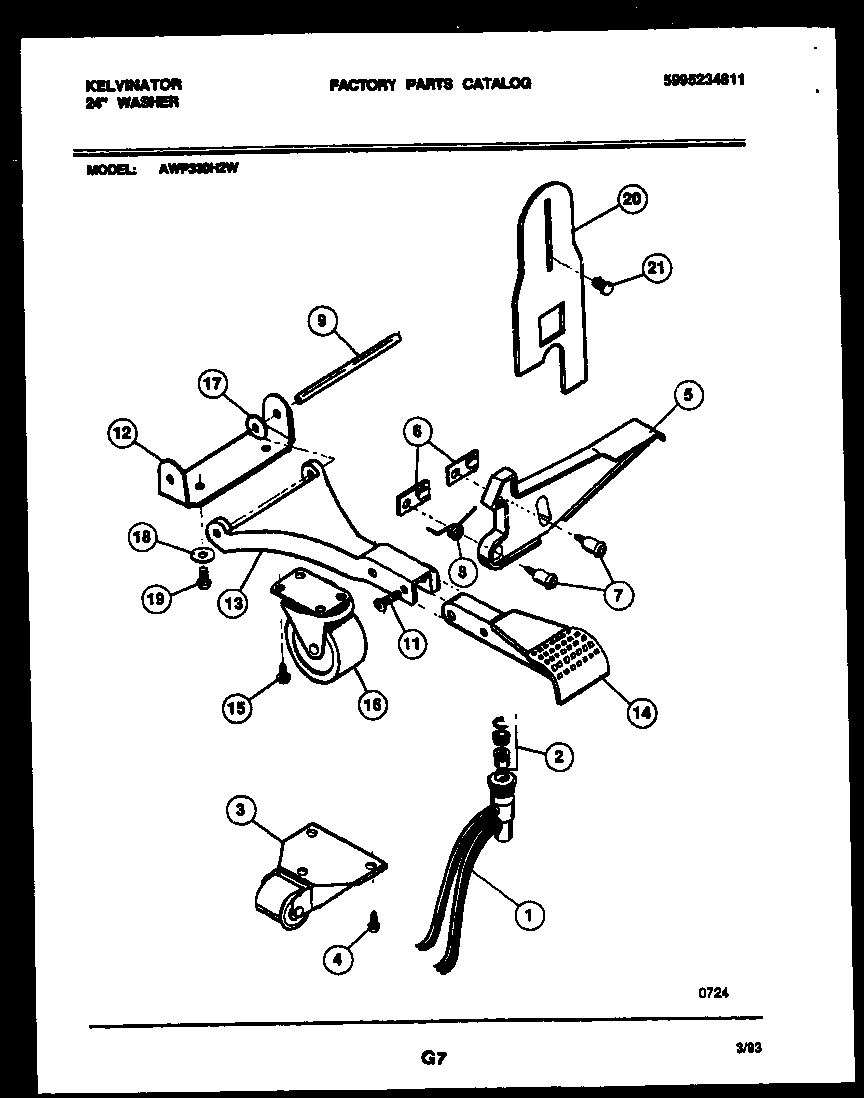 PORTABLE WASHER COMPONENTS