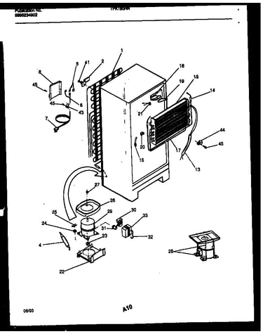 System and automatic defrost parts