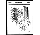 Kelvinator KFU17M3AW0 system and electrical parts diagram