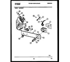 Kelvinator AWP330H3D console and control parts diagram