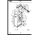 Kelvinator THK190JN3D cabinet parts diagram