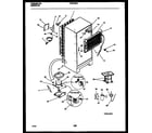 Kelvinator THK190JN3D system and automatic defrost parts diagram