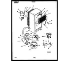 Kelvinator THK190JN3W system and automatic defrost parts diagram