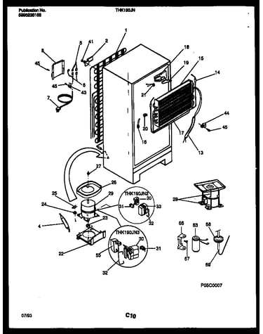 System and automatic defrost parts