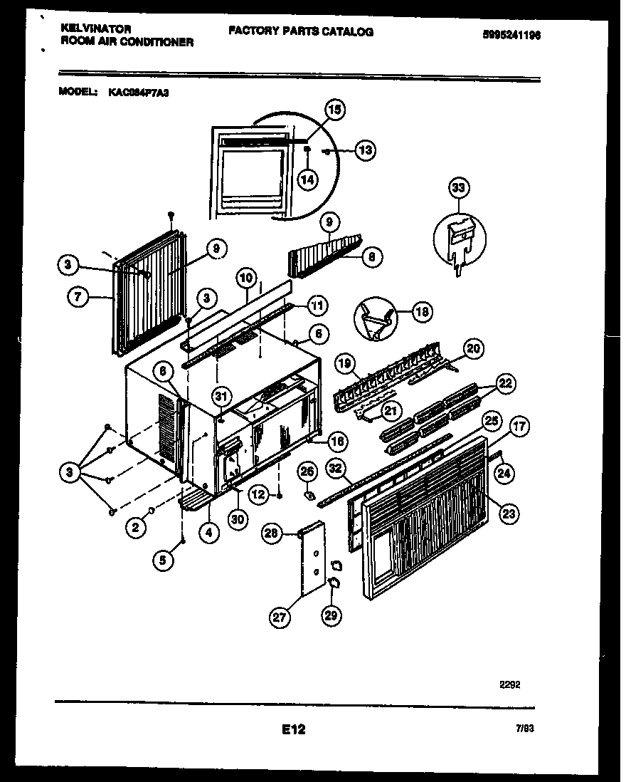 Cabinet parts