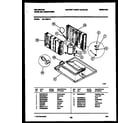 Kelvinator KAL102S1A1 cabinet and installation parts diagram