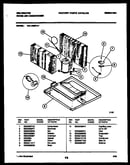 Cabinet and installation parts