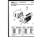Kelvinator KAS182S2K1 cabinet parts diagram