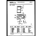 Kelvinator KAS182S2K1 cabinet and installation parts diagram