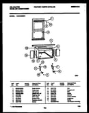 Cabinet and installation parts