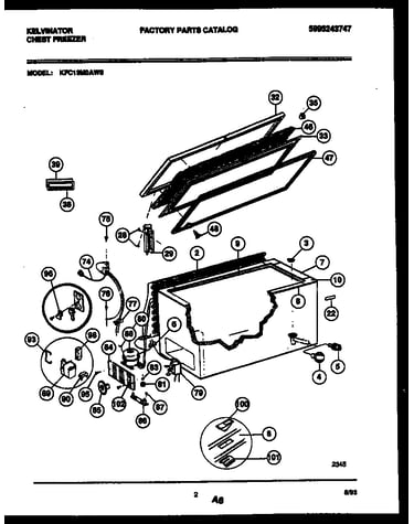 Chest freezer parts