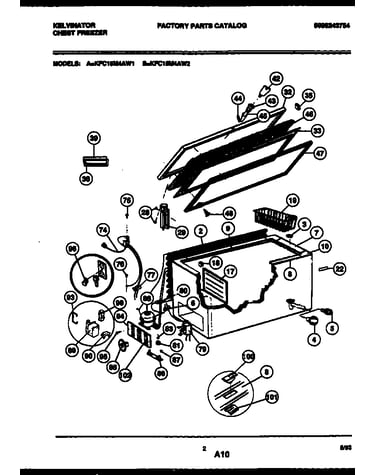 Chest freezer parts