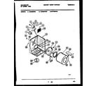 Kelvinator DGT400KD2 cabinet and component parts diagram