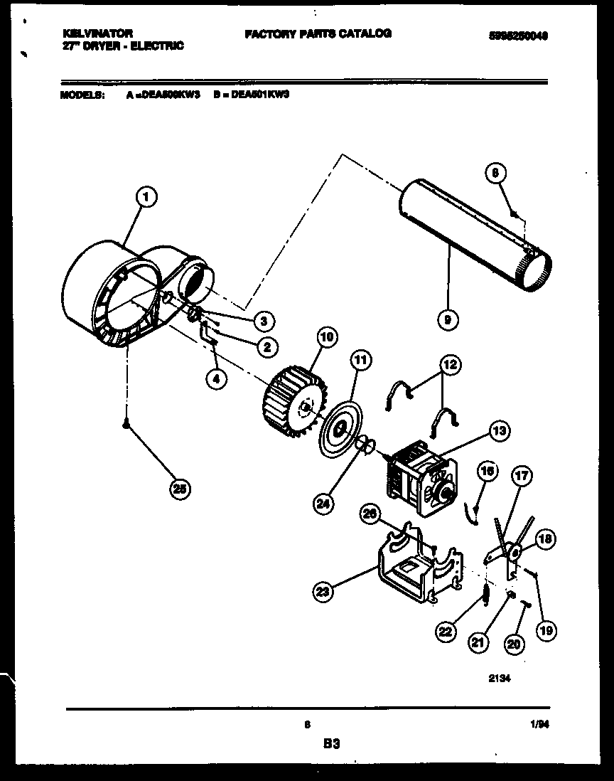 MOTOR AND BLOWER