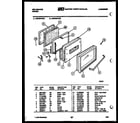 Kelvinator REP307CW5 door parts diagram