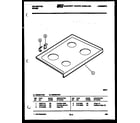 Kelvinator RER301CD1 cooktop parts diagram