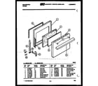 Kelvinator RER301CD0 door parts diagram