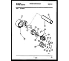 Kelvinator DET400KD3 motor and blower diagram