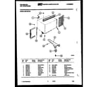 Kelvinator MH310E1QA cabinet and installation parts diagram