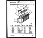 Kelvinator M205F1QA1 cabinet parts diagram