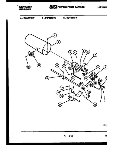 Burner, igniter and valve