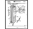 Kelvinator FMW240ENOF freezer door parts diagram