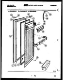 Refrigerator door parts
