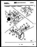 Refrigerator control assembly, damper control assembly and f