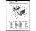 Kelvinator MH423H2SA cabinet parts diagram