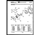 Kelvinator MH423H2SA air handling parts diagram