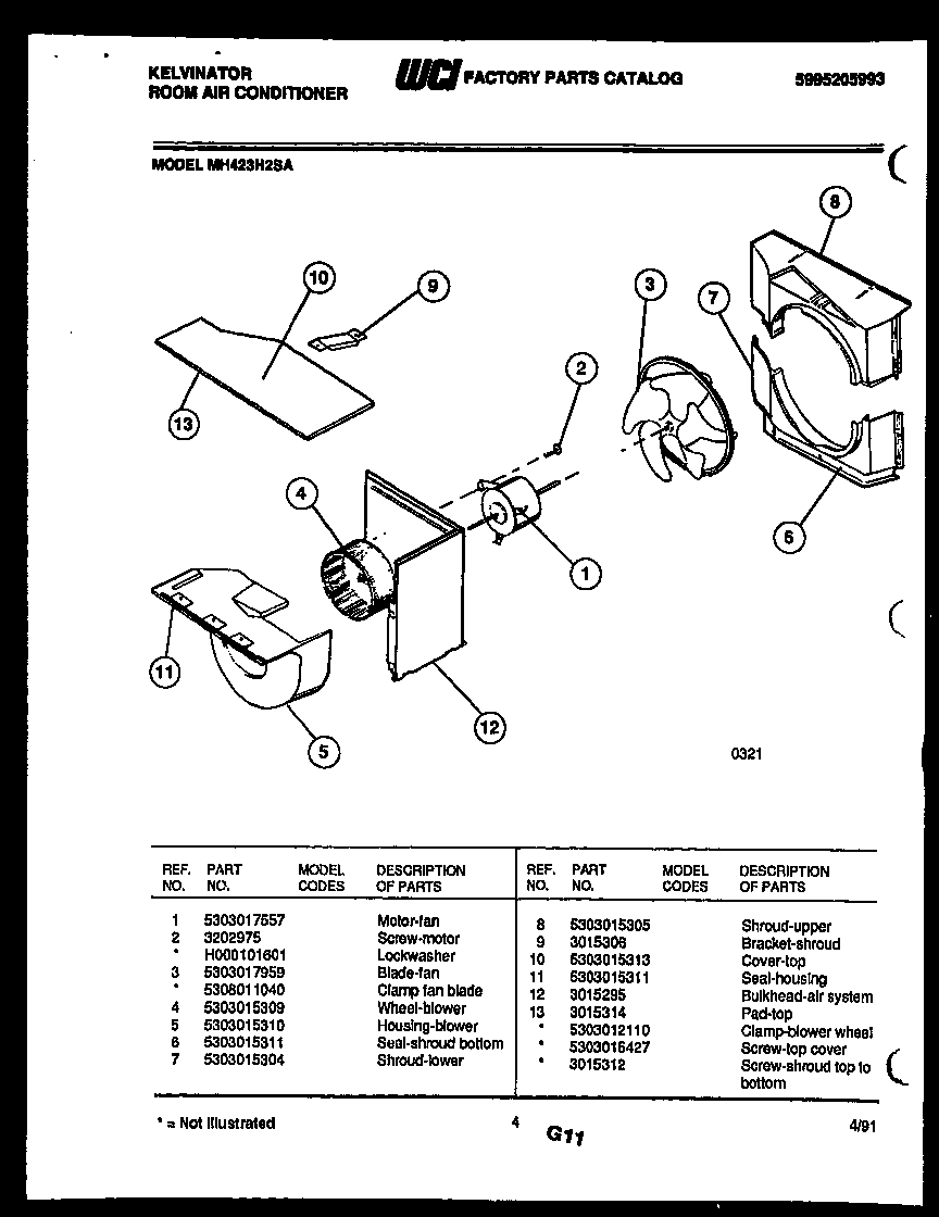 Air handling parts