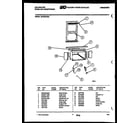 Kelvinator MH423H2SA cabinet and installation parts diagram