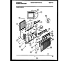 Kelvinator KAC063P7A1 cabinet parts diagram