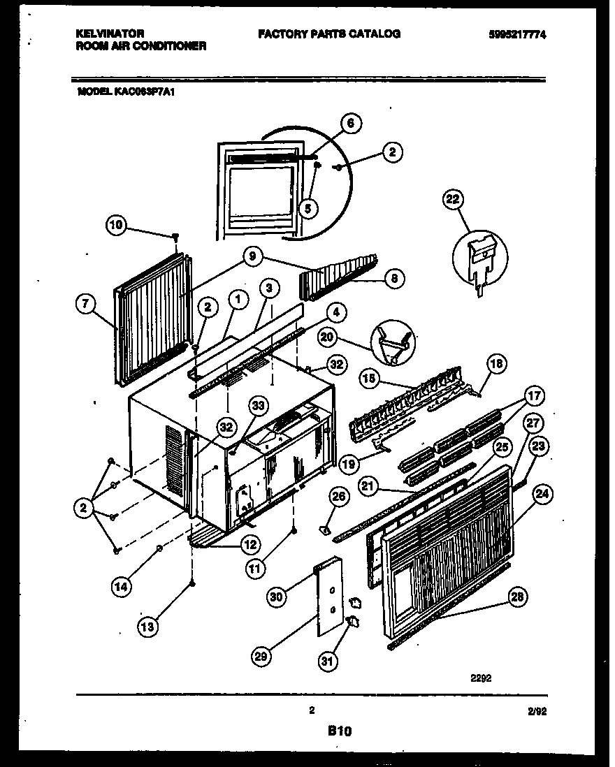 Cabinet parts