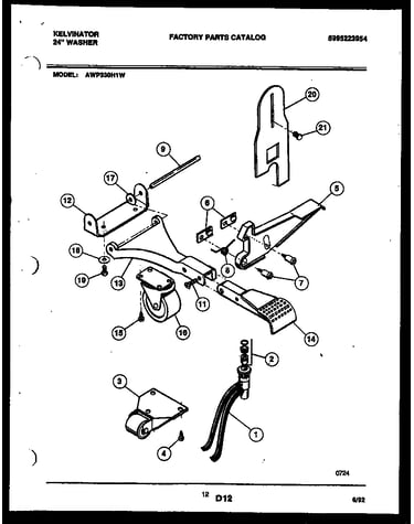 Portable washer components