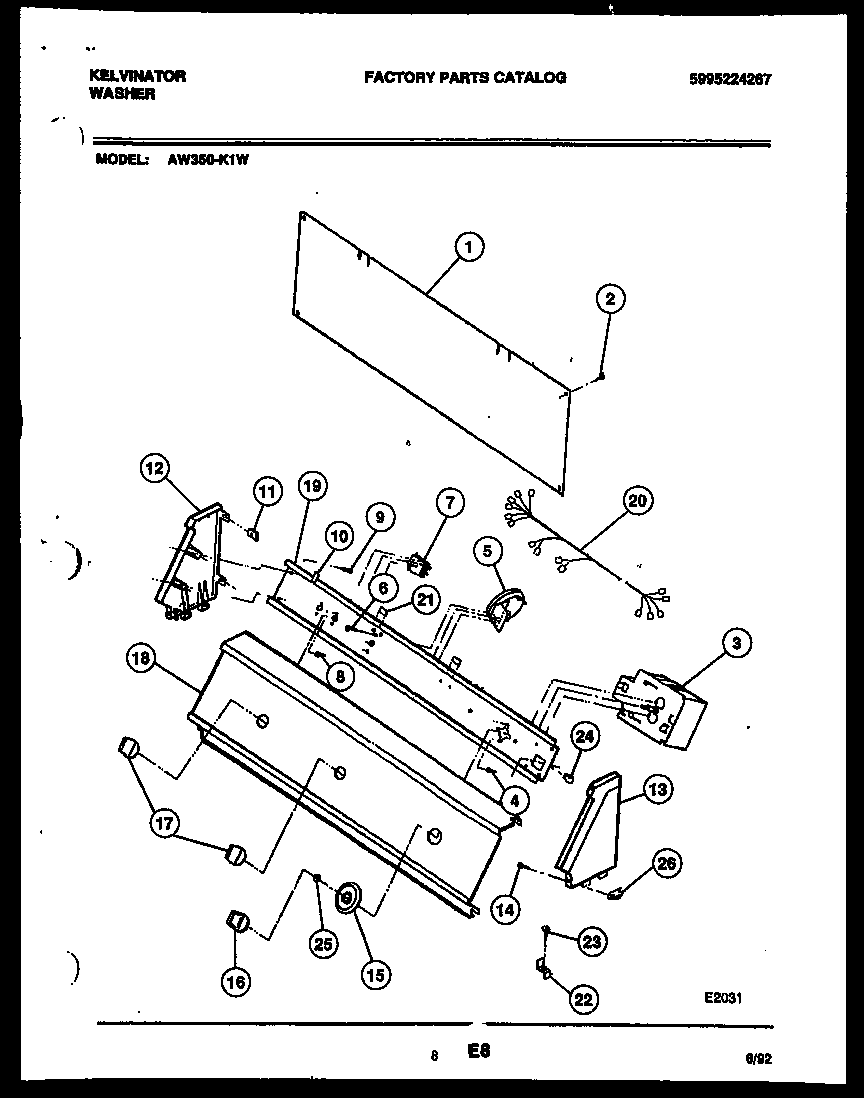 CONSOLE AND CONTROL PARTS