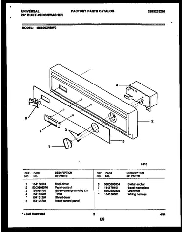 Control parts
