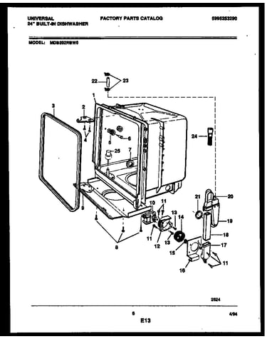 Inner tub parts