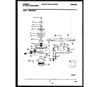 Frigidaire MDB202RBL0 motor pump parts diagram